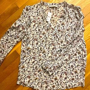 Loft Floral Feminine Blouse